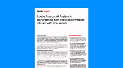 Adobe Acrobat Al Assistant: Transforming How Knowledge Workers Interact with Documents